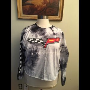 Corvette tie dye crop